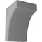 Ekena Millwork 5 1/4"W x 6"D x 8"H Clarksville Wood Vintage Decor Bracket, Pebble Grey BKTWD05X06X08CVPG - alternate 1